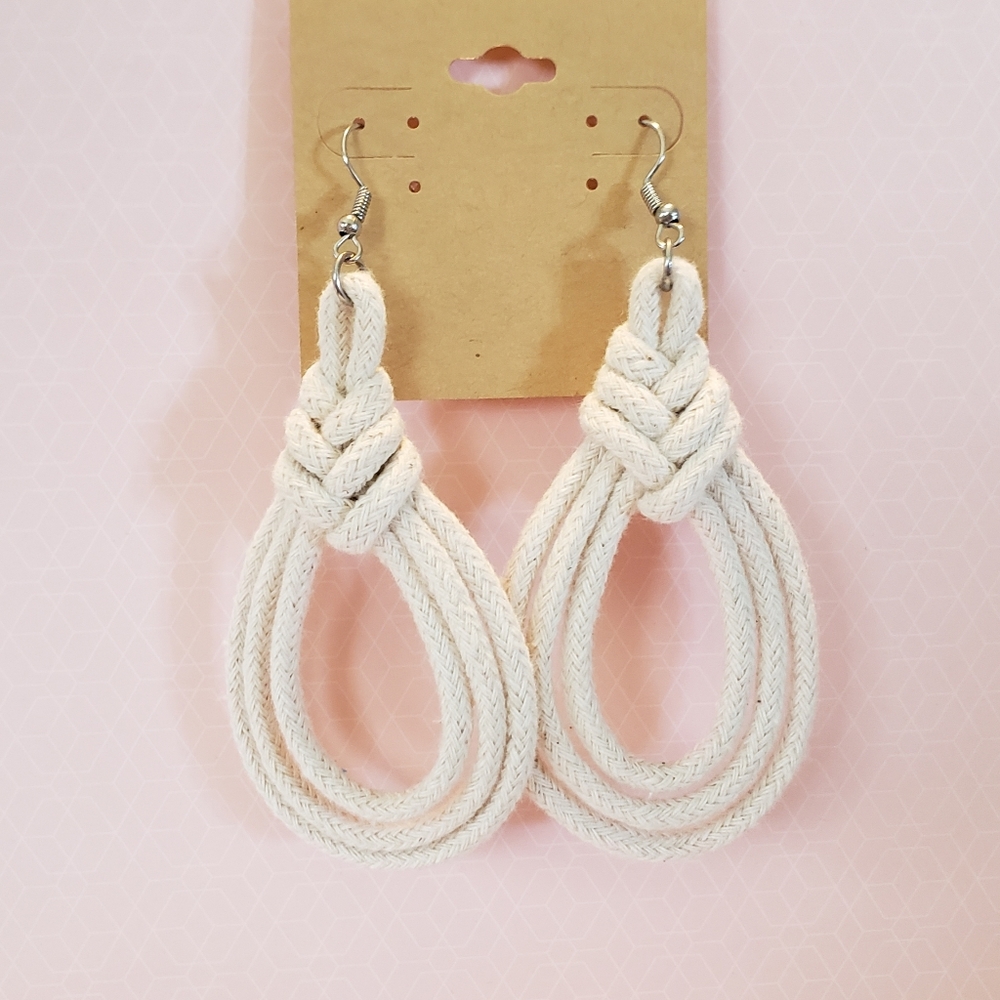 Hand-made earrings